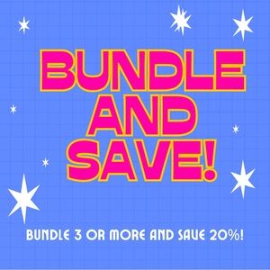 Bundle  3 and save 20%!